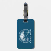 Blue Ridge Parkway Forest Gepäckanhänger (Rückseite vertikal)