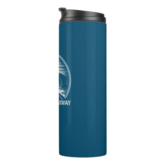 Blue Ridge Parkway Forest Thermosbecher (Nach rechts gedreht)