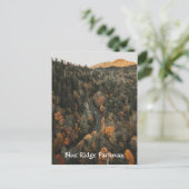 Blue Ridge Parkway Foto Landschaftlich Appalachen Postkarte (Stehend Vorderseite)