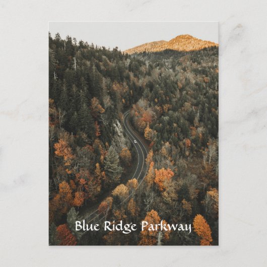 Blue Ridge Parkway Foto Landschaftlich Appalachen Postkarte (Vorderseite)