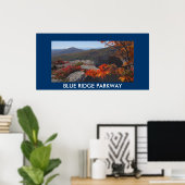 Blue Ridge Parkway Foto Poster (Heimbüro)
