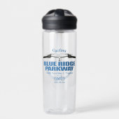 Blue Ridge Parkway (H2) Trinkflasche (Vorderseite)