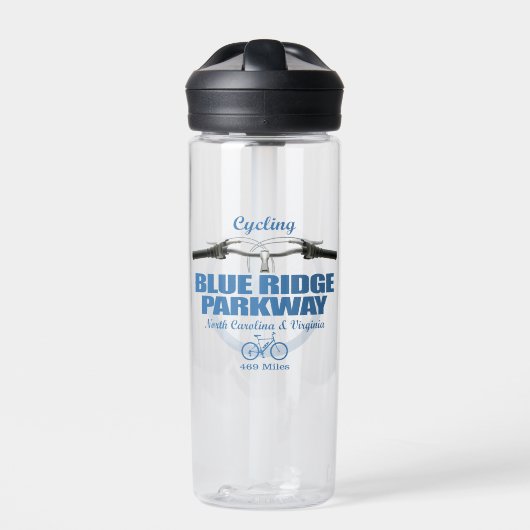 Blue Ridge Parkway (H2) Trinkflasche (Vorderseite)