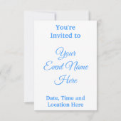 Blue Ridge Parkway Herbst Blick auf Pilotenberg Einladung (Rückseite)