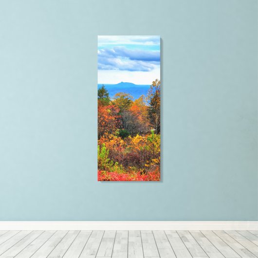 Blue Ridge Parkway Herbst Blick auf Pilotenberg Leinwanddruck (Insitu (Holzboden))