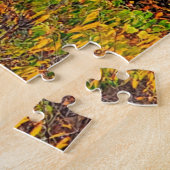 Blue Ridge Parkway Herbst Blick auf Pilotenberg Puzzle (Seite)