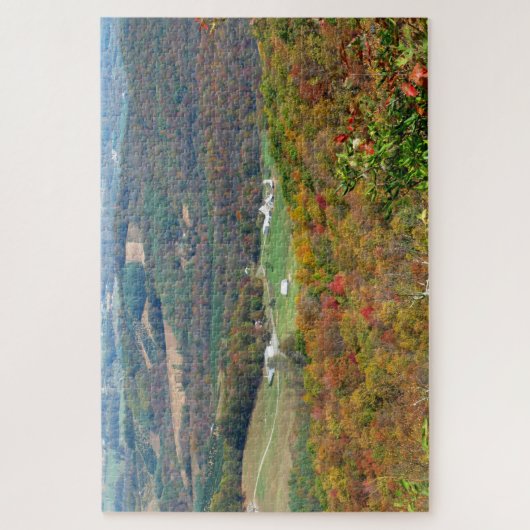 Blue Ridge Parkway Herbstlandschaft Landschaftlich Puzzle (Vertikal)