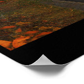 Blue Ridge Parkway im Herbst Poster (Ecke)