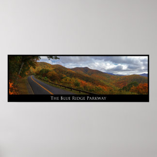 Blue Ridge Parkway im Herbst Poster