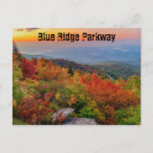 Blue Ridge Parkway im Herbst Postkarte (Vorderseite)