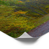 Blue Ridge Parkway in Herbst, Virginia Poster (Ecke)