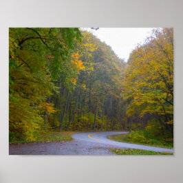 Blue Ridge Parkway in Herbst, Virginia Poster