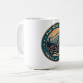 Blue Ridge Parkway Landschaftlich Autobahn Autobah Kaffeetasse (Vorderseite Links)