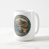 Blue Ridge Parkway Landschaftlich Byway Oldtimer-R Kaffeetasse (VorderseiteRechts)