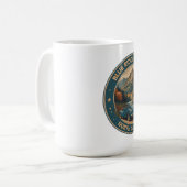 Blue Ridge Parkway Landschaftlich Byway Oldtimer-R Kaffeetasse (Vorderseite Links)