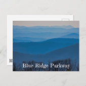 Blue Ridge Parkway Layers Postkarte (Vorne/Hinten)