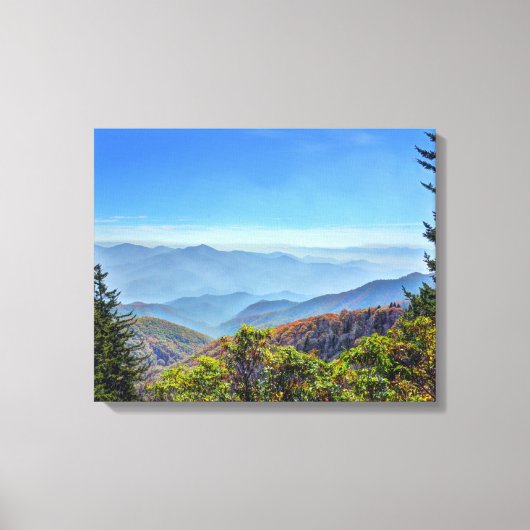 Blue Ridge Parkway Leinwanddruck (Vorderseite)