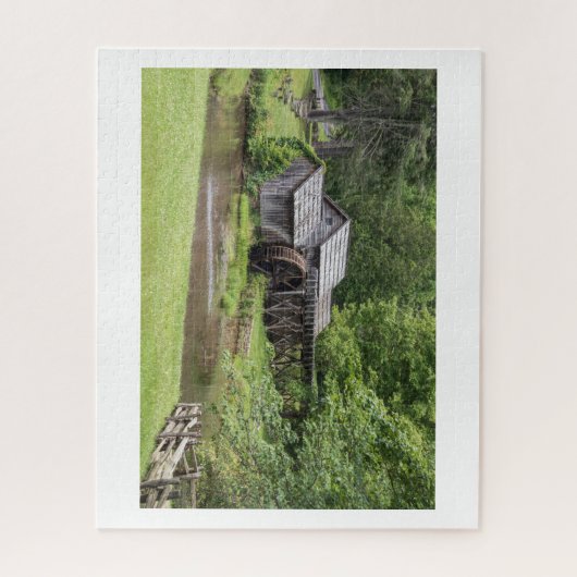 Blue Ridge Parkway - Mabry Mill 2 Puzzle (Vertikal)