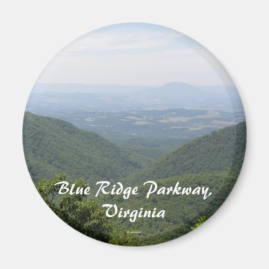 Blue Ridge Parkway Magnet (Vorne)