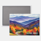 Blue Ridge Parkway Magnet (Vorderseite/Rückseite)