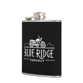 Blue Ridge Parkway Motorrad Flachmann (Links)