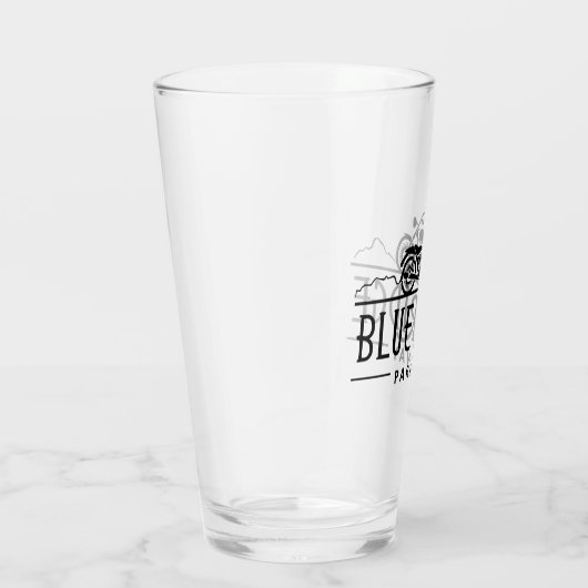 Blue Ridge Parkway Motorrad Glas (Rechts)