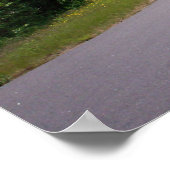 Blue Ridge Parkway Motorrad Poster (Ecke)