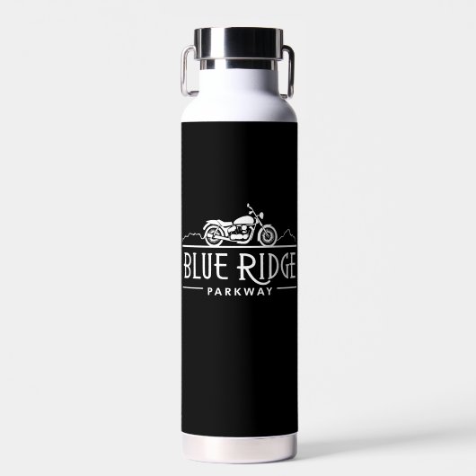 Blue Ridge Parkway Motorrad Trinkflasche (Vorne)