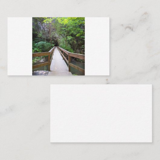 Blue Ridge Parkway - Natural Bridge 2 Visitenkarte (Vorne/Hinten)