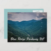 Blue Ridge Parkway NC Postkarte (Vorne/Hinten)