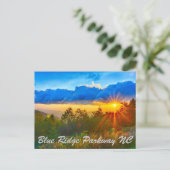 Blue Ridge Parkway NC Postkarte (Stehend Vorderseite)