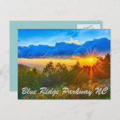 Blue Ridge Parkway NC Postkarte (Vorne/Hinten)