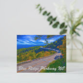Blue Ridge Parkway NC Postkarte (Stehend Vorderseite)