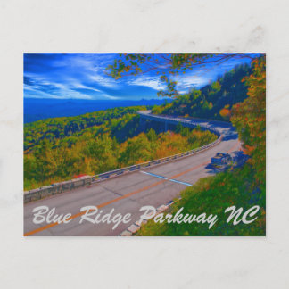 Blue Ridge Parkway NC Postkarte