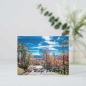 Blue Ridge Parkway NC Postkarte (Stehend Vorderseite)