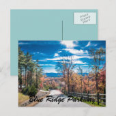 Blue Ridge Parkway NC Postkarte (Vorne/Hinten)