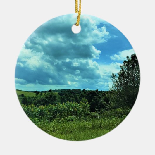 Blue Ridge Parkway near Floyd, Virginia Keramik Ornament (Vorne)
