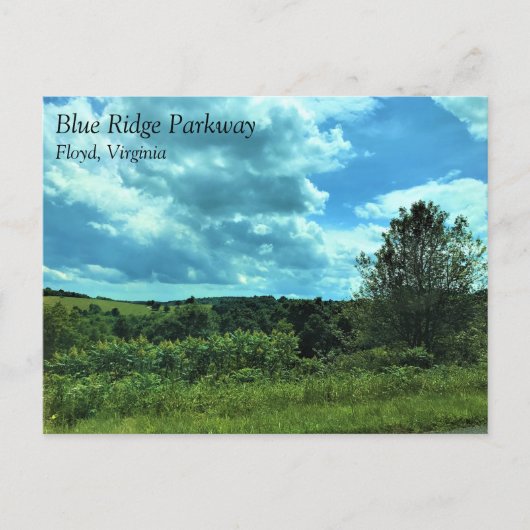 Blue Ridge Parkway near Floyd, Virginia Postcard Postkarte (Vorderseite)