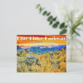 Blue Ridge Parkway Postkarte (Stehend Vorderseite)