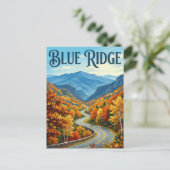 Blue Ridge Parkway Postkarte (Stehend Vorderseite)