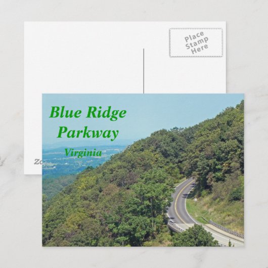 Blue Ridge Parkway - Postkarte (Vorne/Hinten)
