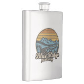 Blue Ridge Parkway Retro Flachmann (Rechts)