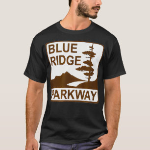 Blue Ridge Parkway Road Sign T-Shirt