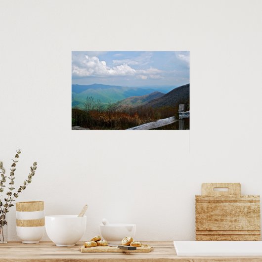 Blue Ridge Parkway Scene 1 Poster (Küche)