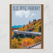 Blue Ridge Parkway Scenic Byway Virginia NC Postkarte (Vorderseite)