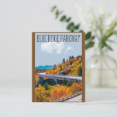 Blue Ridge Parkway Scenic Byway Virginia NC Postkarte (Stehend Vorderseite)