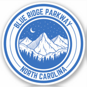 Blue Ridge Parkway Scenic Byway Virginia Nord C Aufkleber