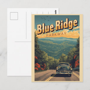   Blue Ridge Parkway Scenic Byway Virginia Nord C Postkarte