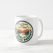 Blue Ridge Parkway Scenic Byway Virginia North C Kaffeetasse (VorderseiteRechts)