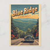 Blue Ridge Parkway Scenic Byway Virginia North C Postkarte (Vorderseite)